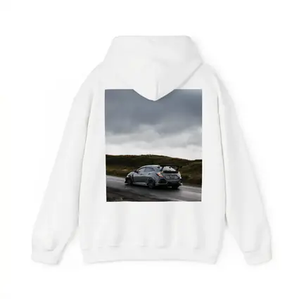 Honda Civic Type R Gray Wet Road