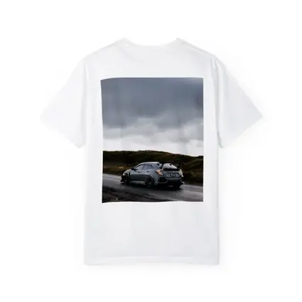 Honda Civic Type R Gray Wet Road