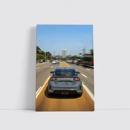 Honda Civic Type R City Road Drive