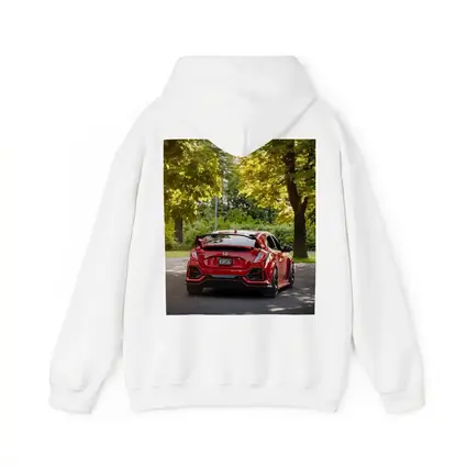 Red Honda Civic Type R Park Setting