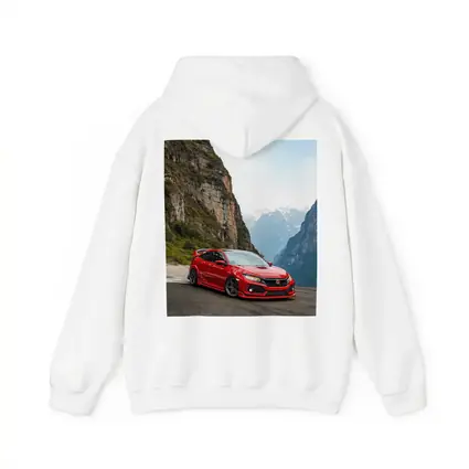 Honda Civic Type R Red Mountain Road