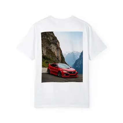 Honda Civic Type R Red Mountain Road