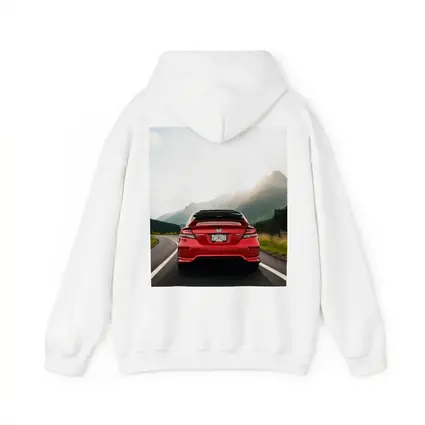 Red Honda Civic Si Mountain Road Drive