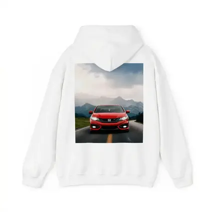 Red Honda Civic Si Mountain Road Drive