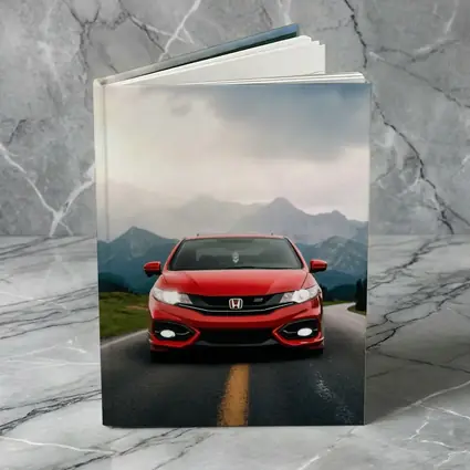 Red Honda Civic Si Mountain Road Drive