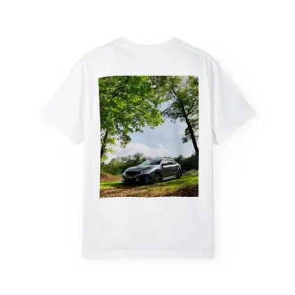Honda Civic Dark Gray Forest Park Setting