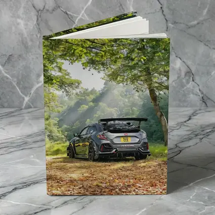 Honda Civic Type R Forest Road Scene