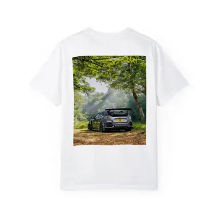 Honda Civic Type R Forest Road Scene