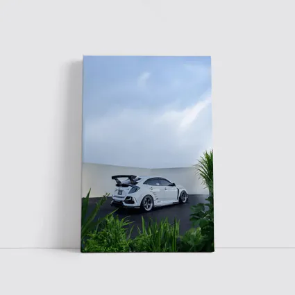 Honda Civic Type R White Stance Build