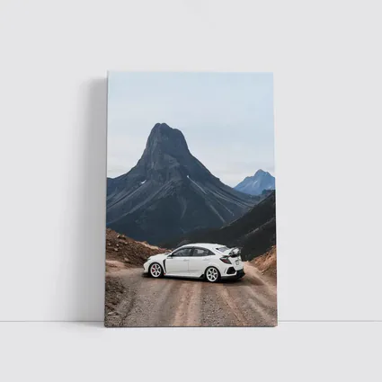 Honda Civic Type R Mountain Road White