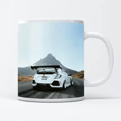 Honda Civic Type R White Mountain Road