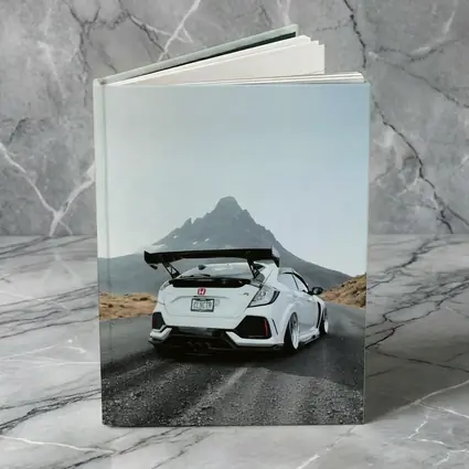 Honda Civic Type R White Mountain Road