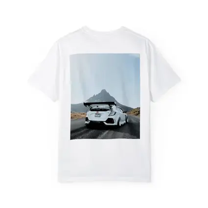 Honda Civic Type R White Mountain Road