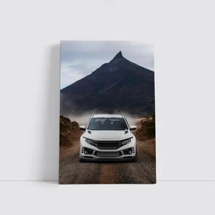 Honda Civic Type R White Mountain Road