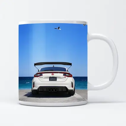 Honda Civic Type R Rear Ocean View