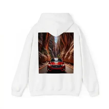 Honda Fit Red Canyon Road Drive