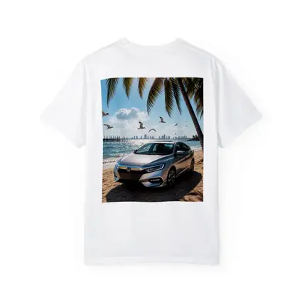 Honda Insight Parked on Sunny Beach