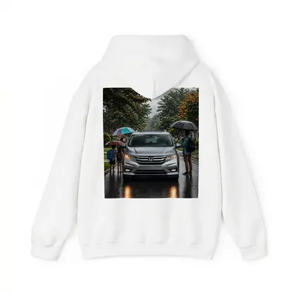 Honda Odyssey Minivan Family Rainy Street