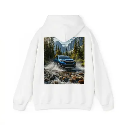 Honda Ridgeline Truck Splashing Mountain River