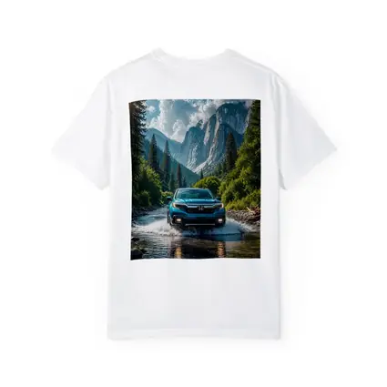 Honda Ridgeline Blue Truck Mountain River