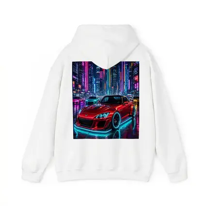 Honda S2000 Red Neon City Night