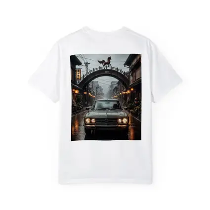 Honda Classic Car Rainy Japanese Street