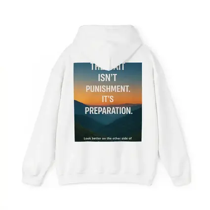 The Wait Is Preparation Mountain Sunset Quote