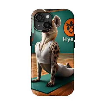 Hyena Doing Yoga Pose In Gym