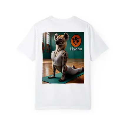 Hyena Doing Yoga Pose In Gym