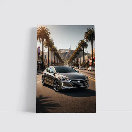 Hyundai Elantra Hollywood Los Angeles Street
