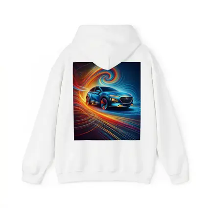 Hyundai Kona SUV Abstract Swirl Art
