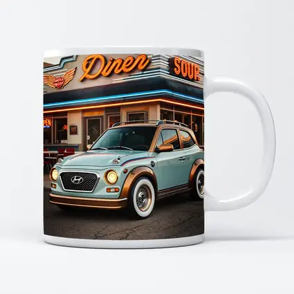 Hyundai Kona Retro Style Classic Diner