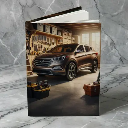 Hyundai Santa Fe SUV In Garage
