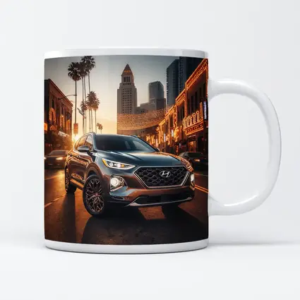 Hyundai Santa Fe Los Angeles City Night