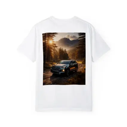 Hyundai Santa Fe Forest Mountain Sunset Drive