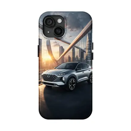 Hyundai Venue SUV City Bridge Sunset