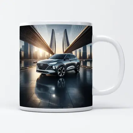 Hyundai Venue SUV City Bridge Skyline