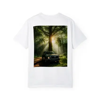 Hyundai Venue SUV Forest Sunlight Scene