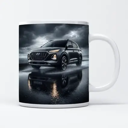 Hyundai Venue Dark Rainy Storm Scene