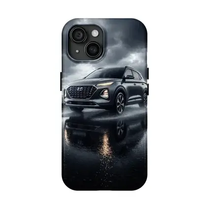 Hyundai Venue Dark Rainy Storm Scene