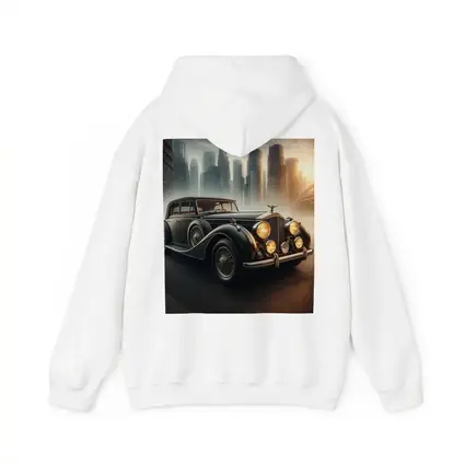 Bentley Classic Car Dark City Skyline