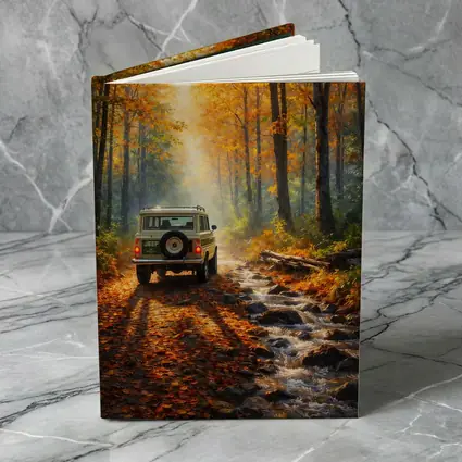 Jeep Wagoneer Autumn Forest Trail Drive