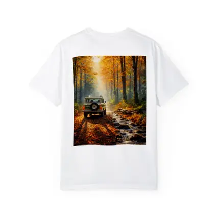 Jeep Wagoneer Autumn Forest Trail Drive