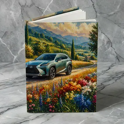 Lexus NX Impressionist Painting Countryside Landscape