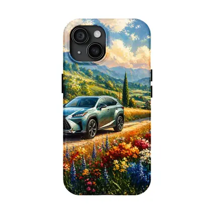 Lexus NX Impressionist Painting Countryside Landscape