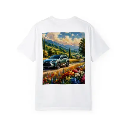 Lexus NX Impressionist Painting Countryside Landscape