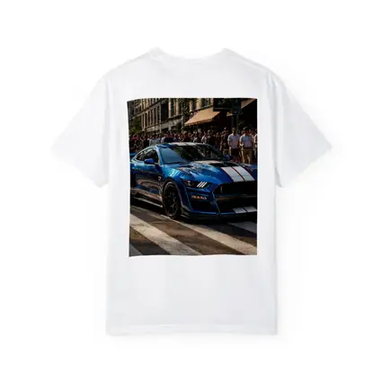 Ford Mustang Shelby GT500 Blue City Street