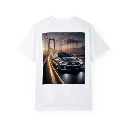 Infiniti Q50 Sedan Crossing Suspension Bridge