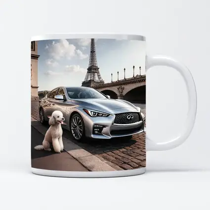 Infiniti Q50 Poodle Eiffel Tower Paris