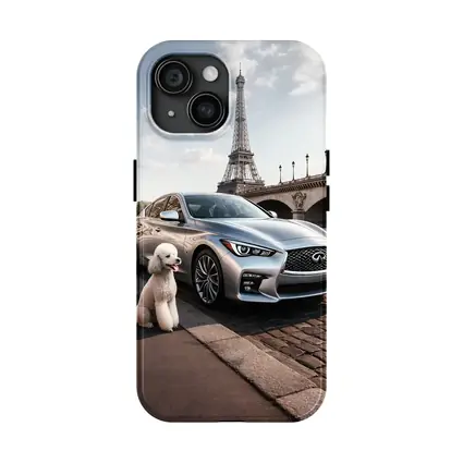 Infiniti Q50 Poodle Eiffel Tower Paris